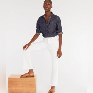 High Rise “Billie Demi Boot Crop” Jean